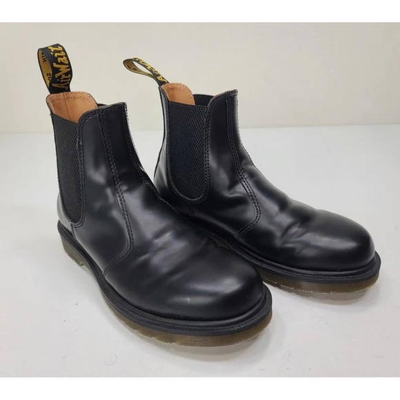 Docs Martens 2976 Black Patent Leather Chelsea Boots Unisex